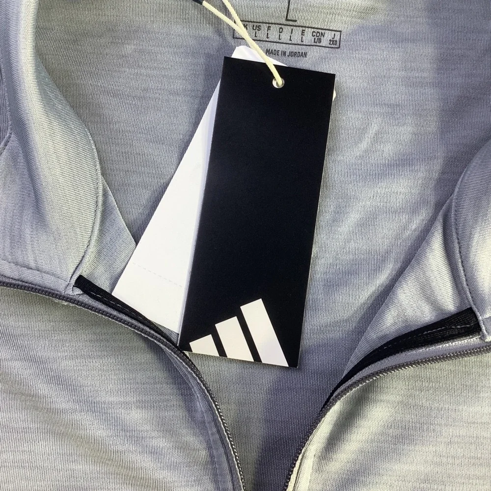 Adidas Golf 1/4 Zip Pullover Mens Long Sleeve Lightweight Baselayer Size‎ L NWT